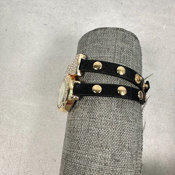 Charming Charlie Watch Wrap Around Studded Crystal Bow Rock Feminine New Battery - Picture 6 of 9